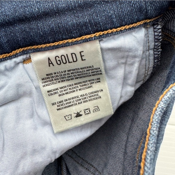 Agolde Sophie high rise skinny crop Deep Indigo Jeans - Picture 6 of 10